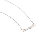 Collier Tonnia Or Bicolore Diamant - Colliers Femme | Histoire d&rsquo;Or