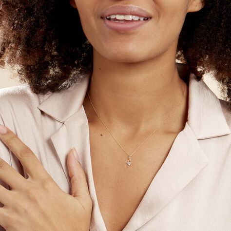 Collier Romance Or Jaune Oxyde De Zirconium - Colliers Femme | Histoire d’Or