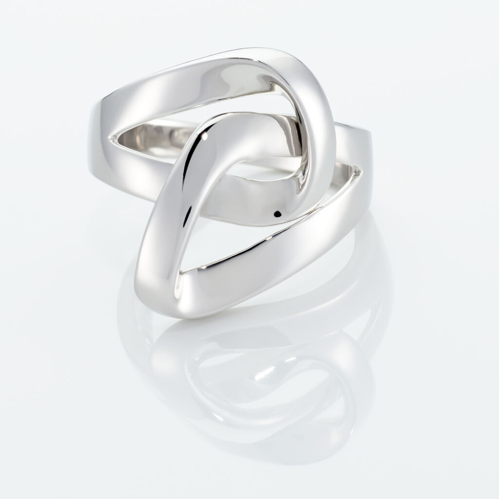Bague Kim-ly Argent Blanc - Bagues fantaisie Femme | Histoire d’Or