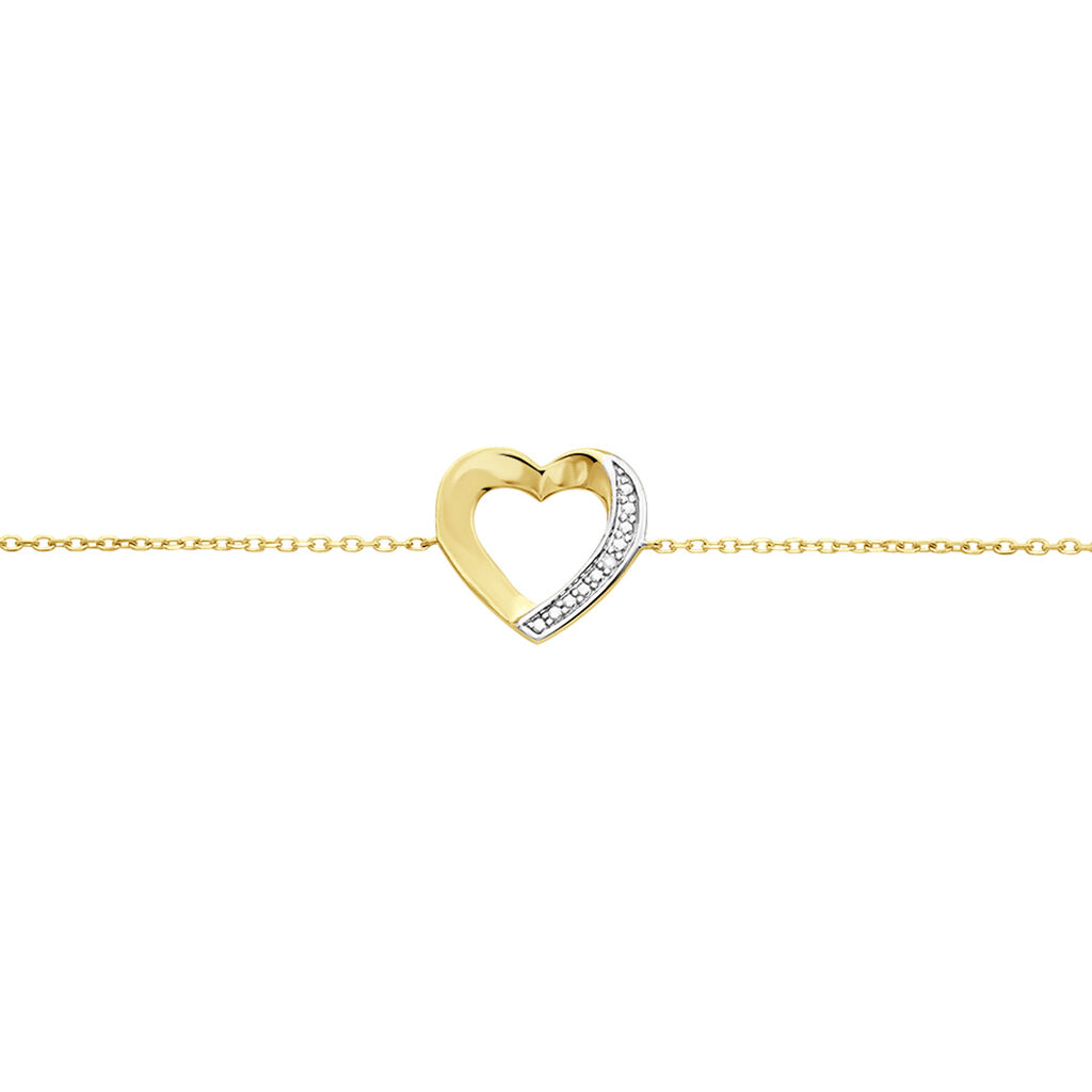 Bracelet Or Jaune Rosalynne Diamant - Bracelets Femme | Histoire d’Or