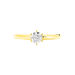 Bague Solitaire Ruken Or Jaune Diamant - Bagues solitaires Femme | Histoire d’Or