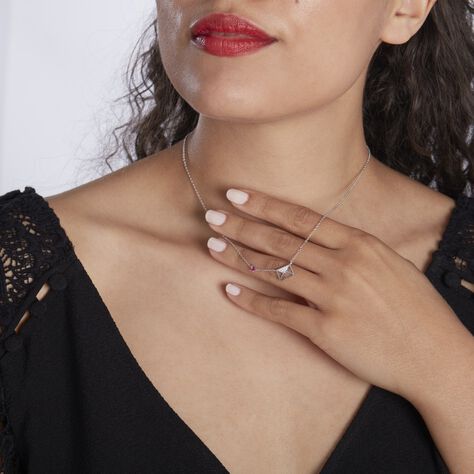 Collier Argent Gurvana Oxydes De Zirconium - Colliers fantaisie Femme | Histoire d’Or