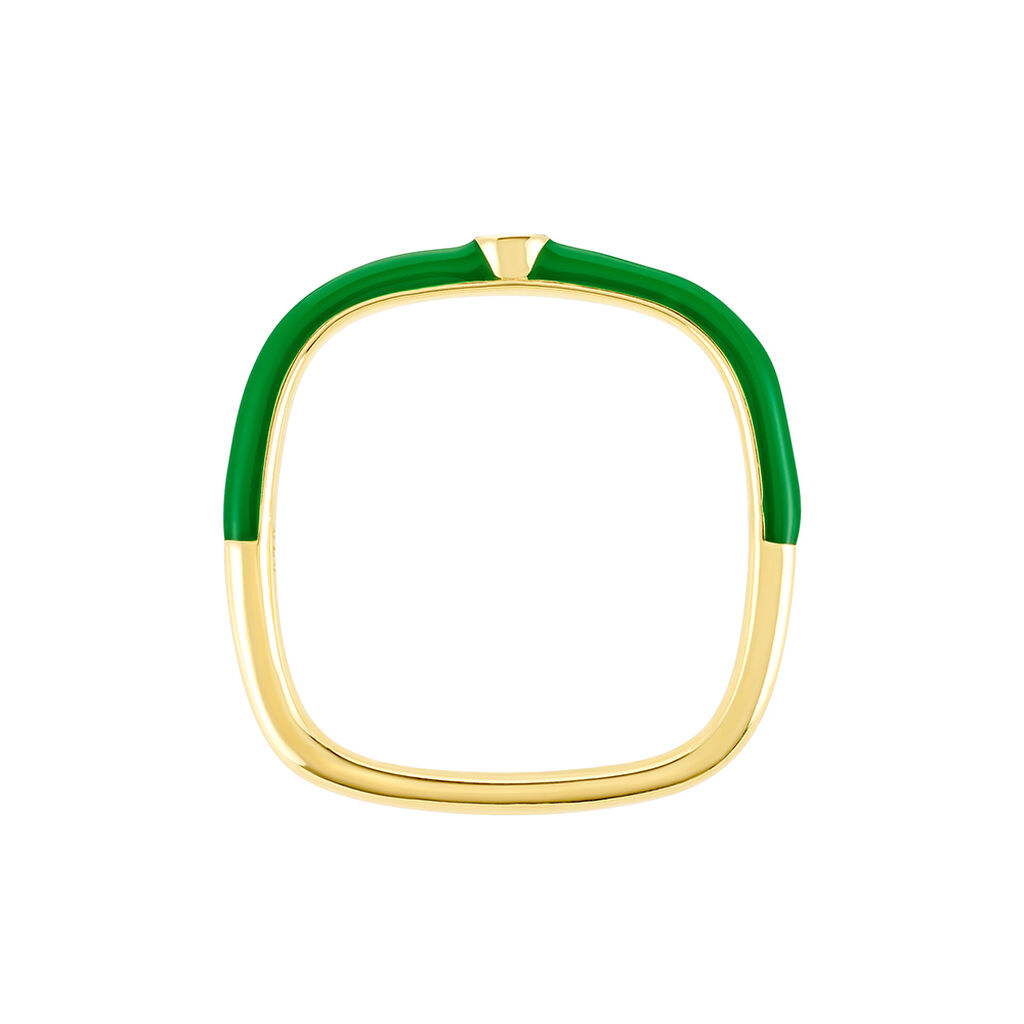 Bague Infini Pop Argent Jaune Oxyde De Zirconium - Bagues solitaires Femme | Histoire d’Or