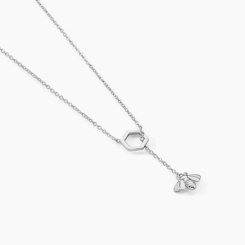 Collier Honey Argent Blanc - Colliers fantaisie Femme | Histoire d’Or