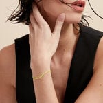 Bracelet Infini Pop Argent Jaune - Bracelets cordon Femme | Histoire d&rsquo;Or