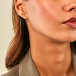 Cr&eacute;oles Eugenio Or Jaune Diamant Synth&eacute;tique - Boucles d'oreilles cr&eacute;oles Femme | Histoire d&rsquo;Or