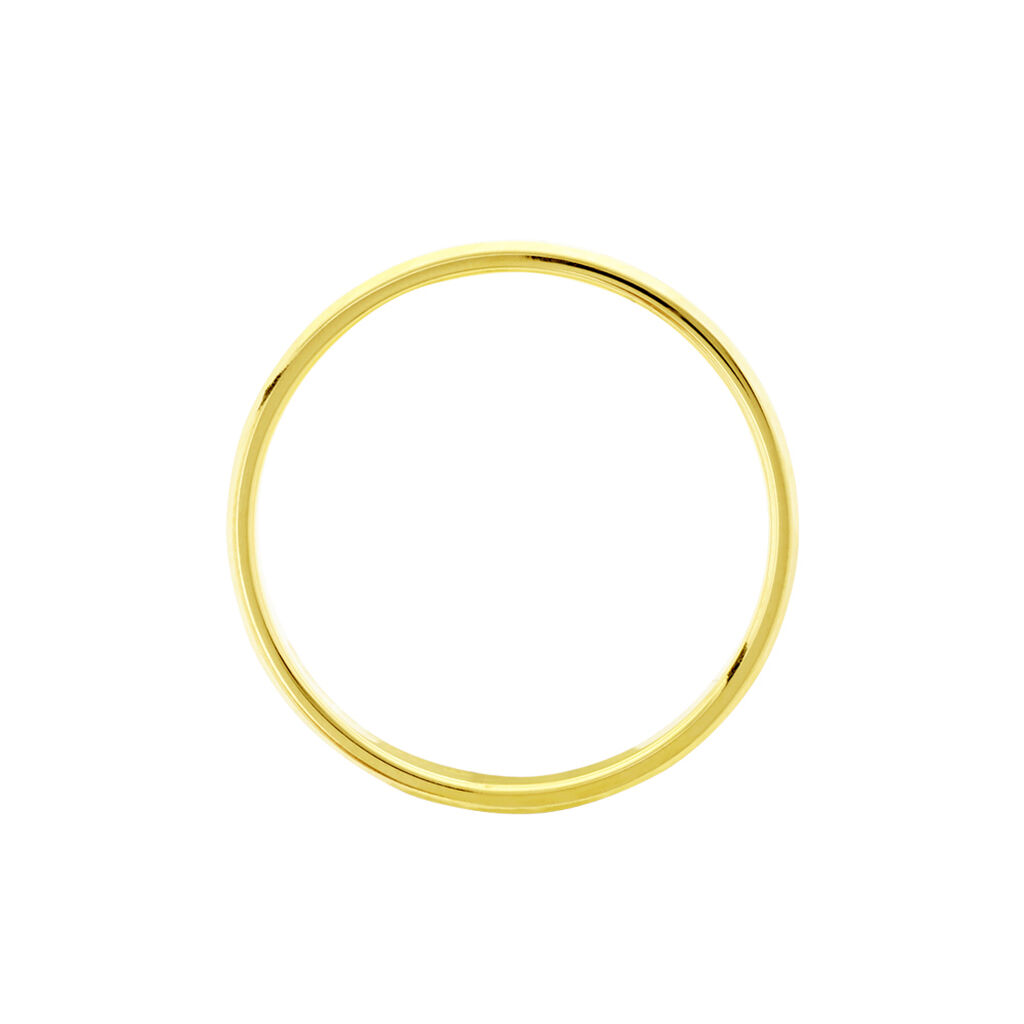 Alliance Mat Striee Ruban Plat Or Bicolore - Alliances Unisex | Histoire d&rsquo;Or