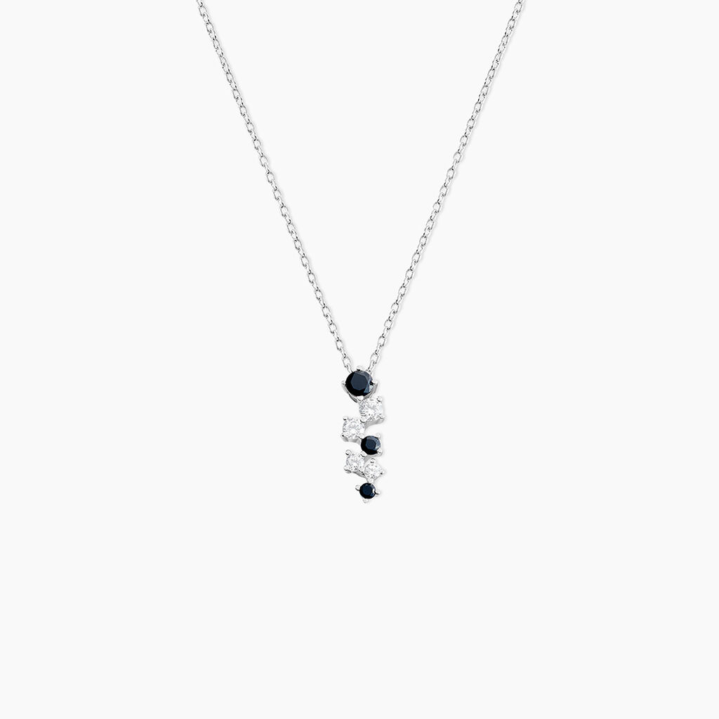 Collier Gaya Argent Blanc Oxyde De Zirconium - Colliers fantaisie Femme | Histoire d’Or