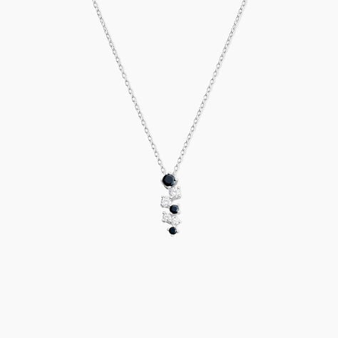 Collier Gaya Argent Blanc Oxyde De Zirconium - Colliers fantaisie Femme | Histoire d’Or