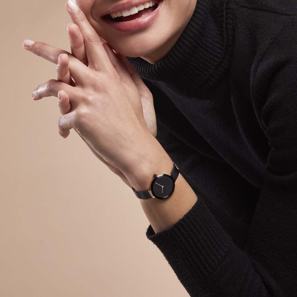 Montre Calvin Klein Minimalistic T Bar Noir - Montres Femme | Histoire d’Or