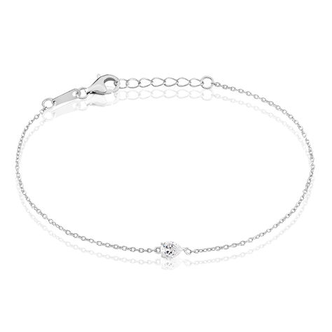 Bracelet Alda Argent Blanc Oxyde De Zirconium - Bracelets Femme | Histoire d’Or