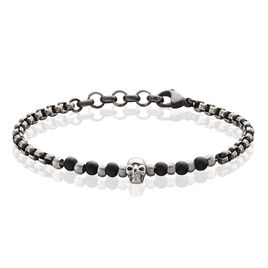 Bracelet Acier Gris Antonien - Bracelets fantaisie Homme | Histoire d’Or
