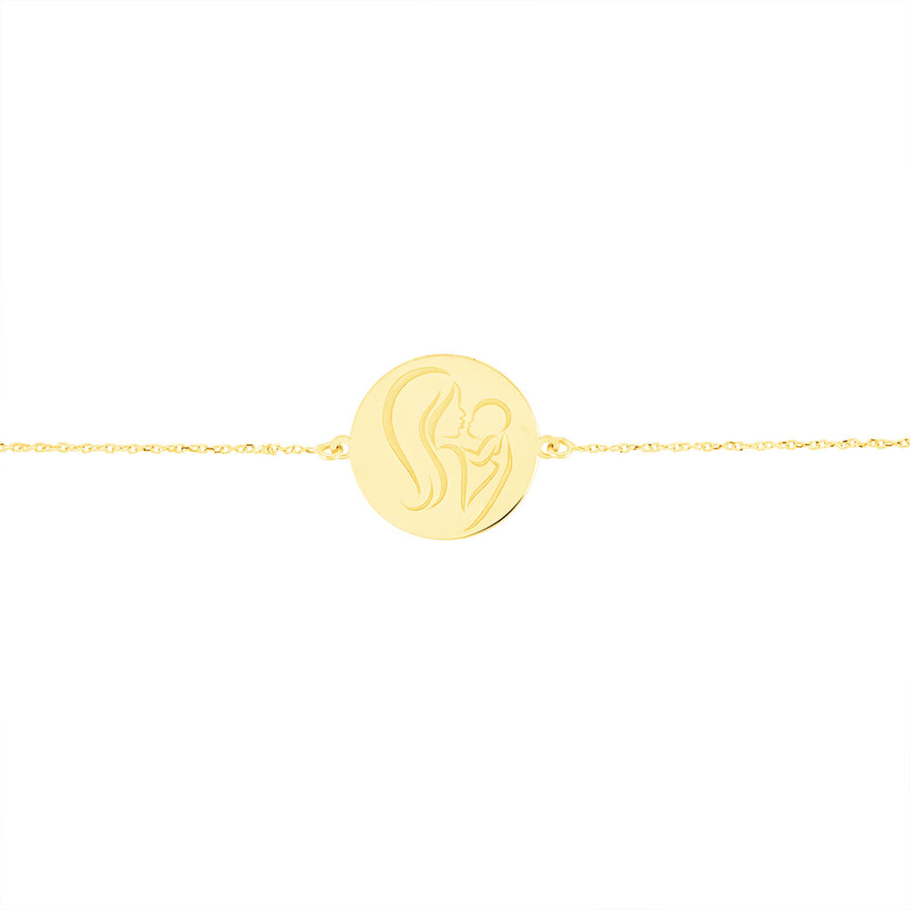 Bracelet Cobeia Maille Forçat Or Jaune - Bracelets Naissance Enfant | Histoire d’Or