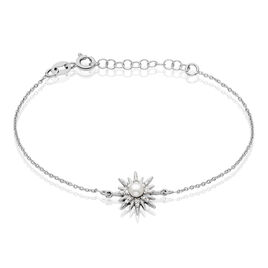 Bracelet Blanca Argent Blanc Perle De Culture - Bijoux Etoile Femme | Histoire d’Or