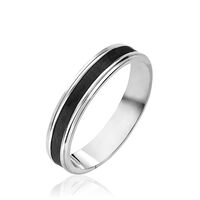 Alliance Camille Ruban Plat Or Blanc