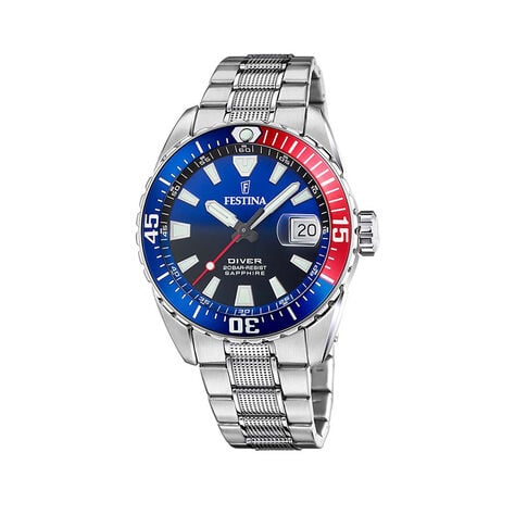 Montre Festina The Originals/diver Bleu Swiss - Montres Homme | Histoire d’Or