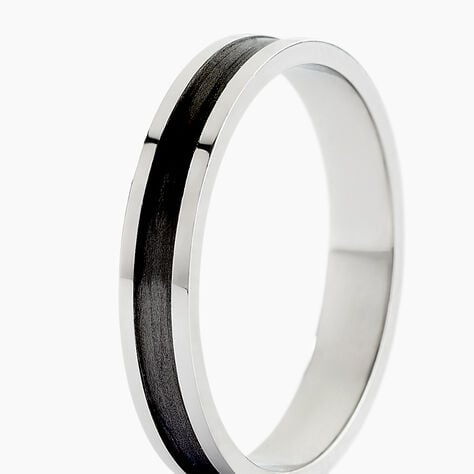 Alliance Navid Palladium Blanc Et Carbone - Alliances Unisex | Histoire d&rsquo;Or