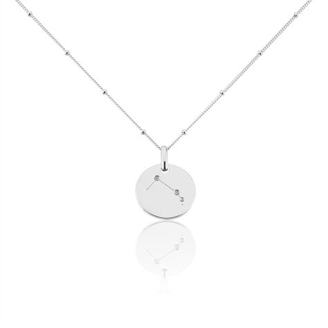 Collier Astr Argent Oxydes De Zirconium - Colliers Zodiaque Femme | Histoire d&rsquo;Or