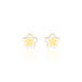 Boucles D'oreilles Puces Cleomelia Fleur Or Jaune - Clous d'oreilles Enfant | Histoire d’Or
