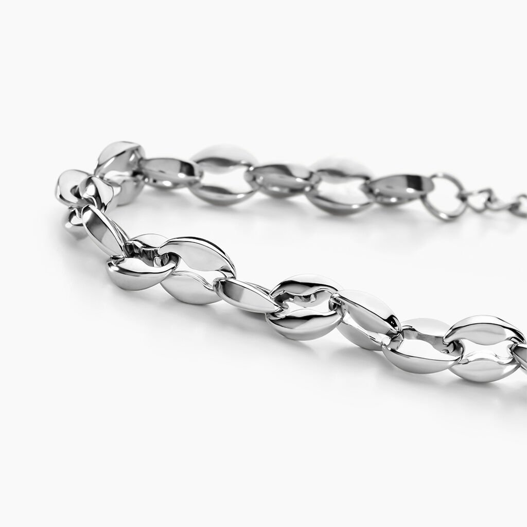 Bracelet Kresten Acier Argenté - Bracelets Homme | Histoire d’Or