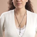 Collier Mahaca Acier Blanc - Colliers fantaisie Femme | Histoire d&rsquo;Or