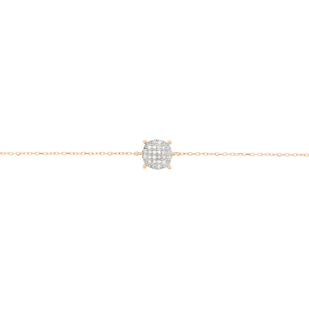 Bracelet Princesse Or Rose Diamant - Bracelets Femme | Histoire d’Or