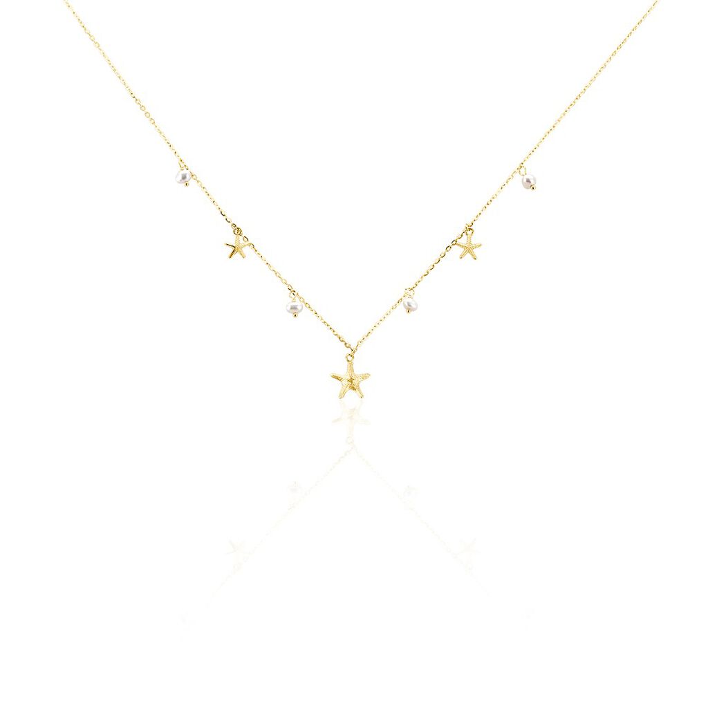 Collier Under The Sea Or Jaune Perle De Culture - Colliers Femme | Histoire d’Or