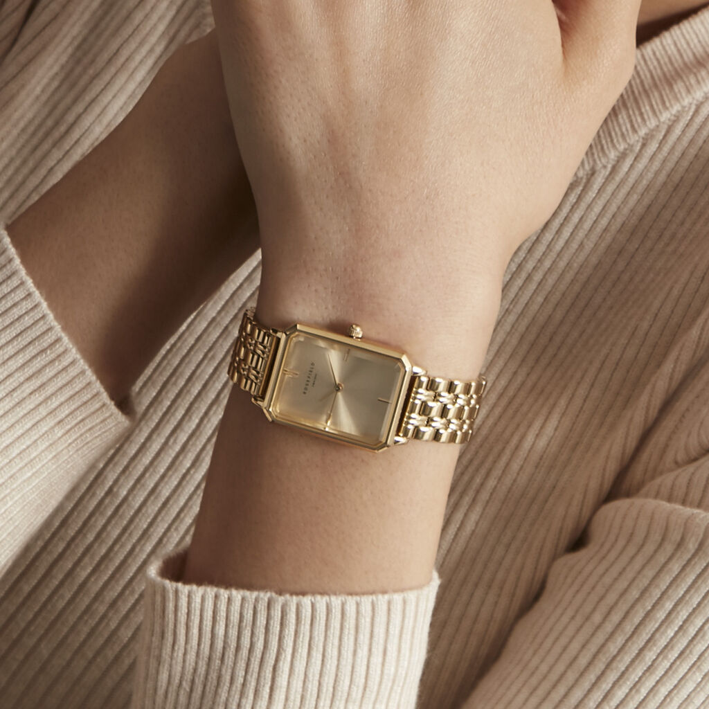 Montre Rosefield Octagon Champagne - Montres Femme | Histoire d’Or