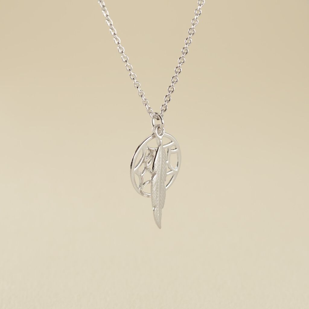 Collier Lorelle Argent Blanc - Colliers fantaisie Femme | Histoire d&rsquo;Or