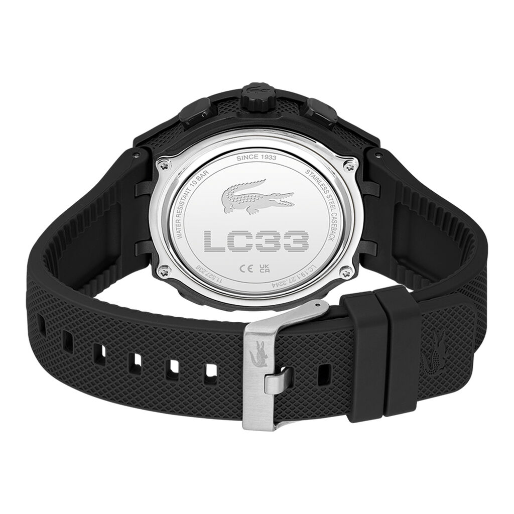 Montre Lacoste Lc33 Noir - F&ecirc;te des p&egrave;res Homme | Histoire d&rsquo;Or