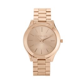 Montre Michael Kors Slim Runway Fond Rose - Montres Femme | Histoire d’Or
