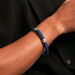 Bracelet Jourdan Kamen Cuir Bleu - Bracelets Homme | Histoire d’Or