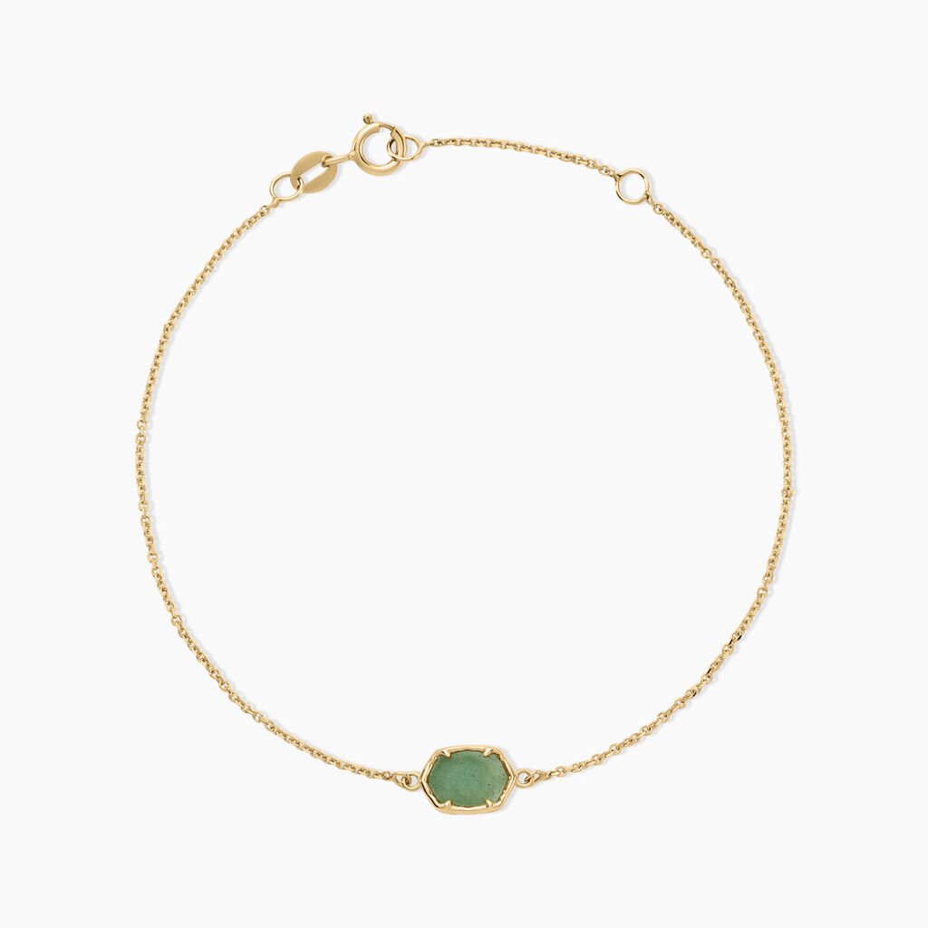 Bracelet Mirage Or Jaune Aventurine - Bracelets Femme | Histoire d’Or
