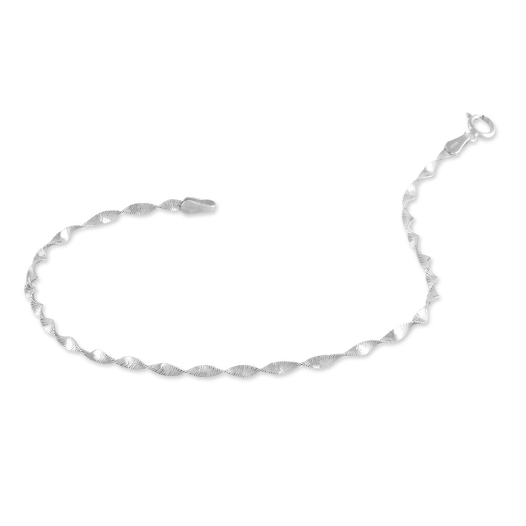 Bracelet Izar Torsadee Or Blanc - Bracelets Femme | Histoire d&rsquo;Or