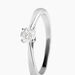 Bague Aphrodite Ld Platine Blanc Diamant Synth&eacute;tique - Bagues solitaires Femme | Histoire d&rsquo;Or