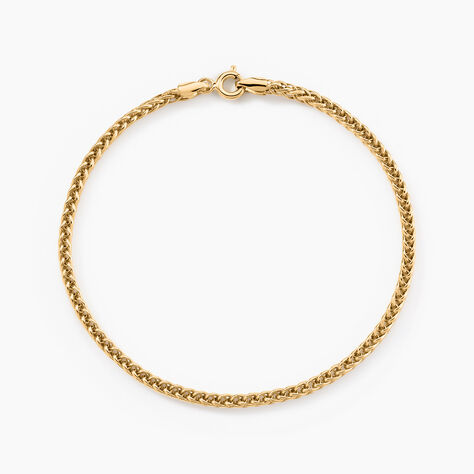 Bracelet Jany Maille Palmier Or Jaune - Bracelets chaîne Femme | Histoire d’Or