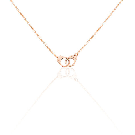 Collier Kim Argent Rose - Colliers fantaisie Femme | Histoire d’Or