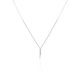 Collier Anthia Argent Blanc Oxyde De Zirconium - Colliers Femme | Histoire d’Or