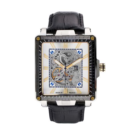 Montre Montignac Square Automatique Argenté - Montres Homme | Histoire d’Or