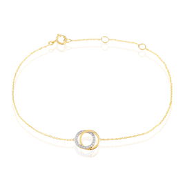 Bracelet Absolu Or Bicolore Diamant - Bijoux Femme | Histoire d’Or