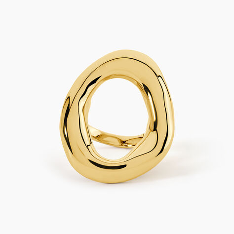Bague Kelia Acier Jaune - Bagues fantaisie Femme | Histoire d&rsquo;Or
