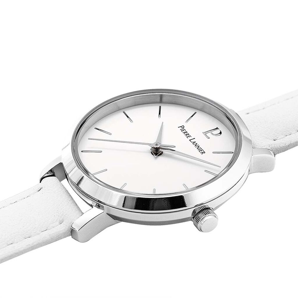 Montre Pierre Lannier Chouquette Blanc - Montres Femme | Histoire d’Or