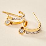 Cr&eacute;oles Jory Or Jaune Diamant - Boucles d'oreilles cr&eacute;oles Femme | Histoire d&rsquo;Or