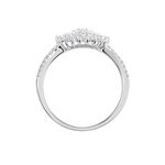 Bague Or Blanc Mirel Oxyde - Bagues avec pierre Femme | Histoire d&rsquo;Or