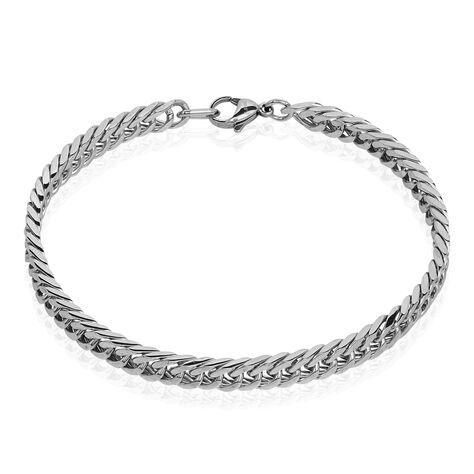 Bracelet Frederic Acier Blanc - Bracelets Homme | Histoire d’Or