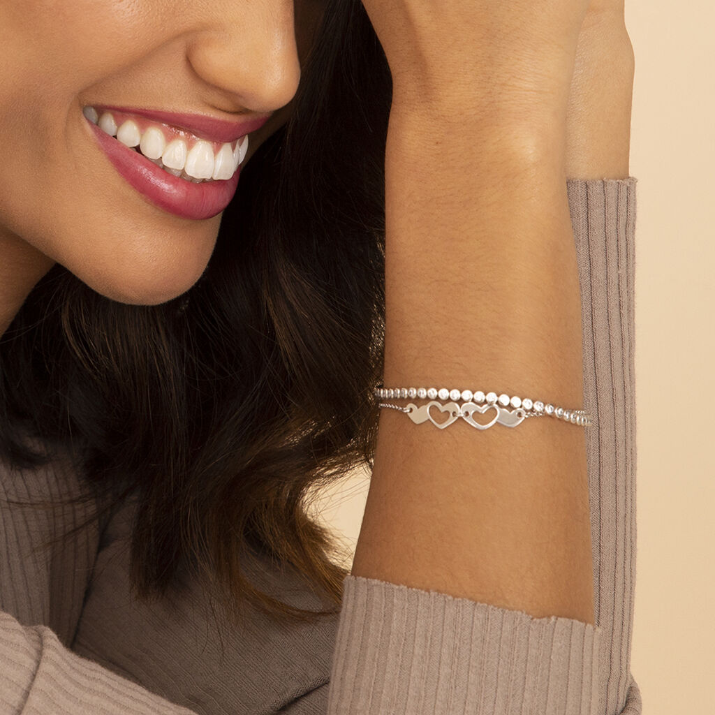 Bracelet Vanilla Argent Blanc - Bracelets Femme | Histoire d’Or