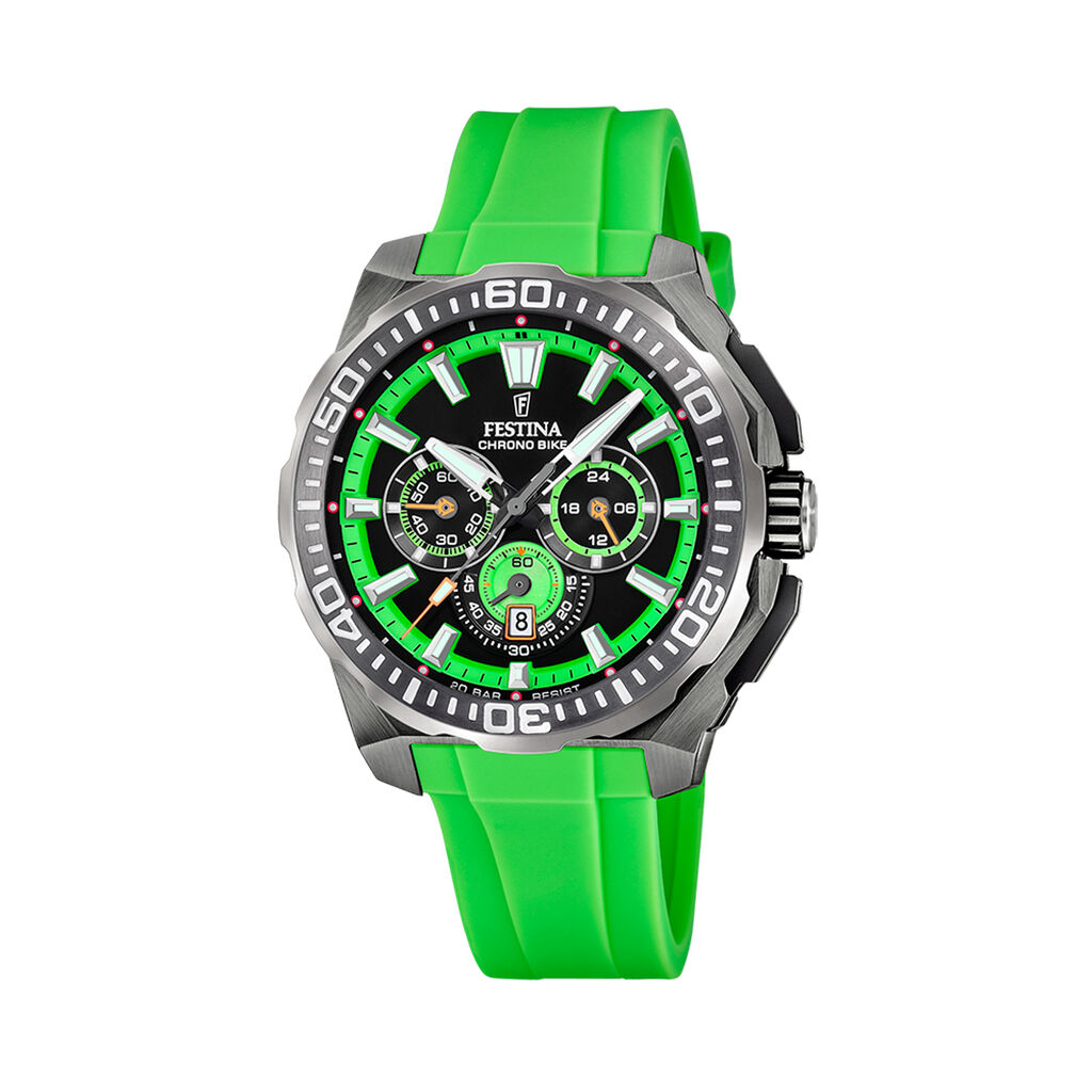 Montre Festina Chrono Bike 3 Noir - Montres Homme | Histoire d&rsquo;Or