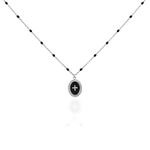 Collier Polka Argent Blanc - Sautoirs Femme | Histoire d&rsquo;Or