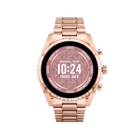 Montre connecté Femme Smarty-SW035G04 Bracelet Acier Doré rose sur  Bijourama, référence des bijoux Femme en ligne