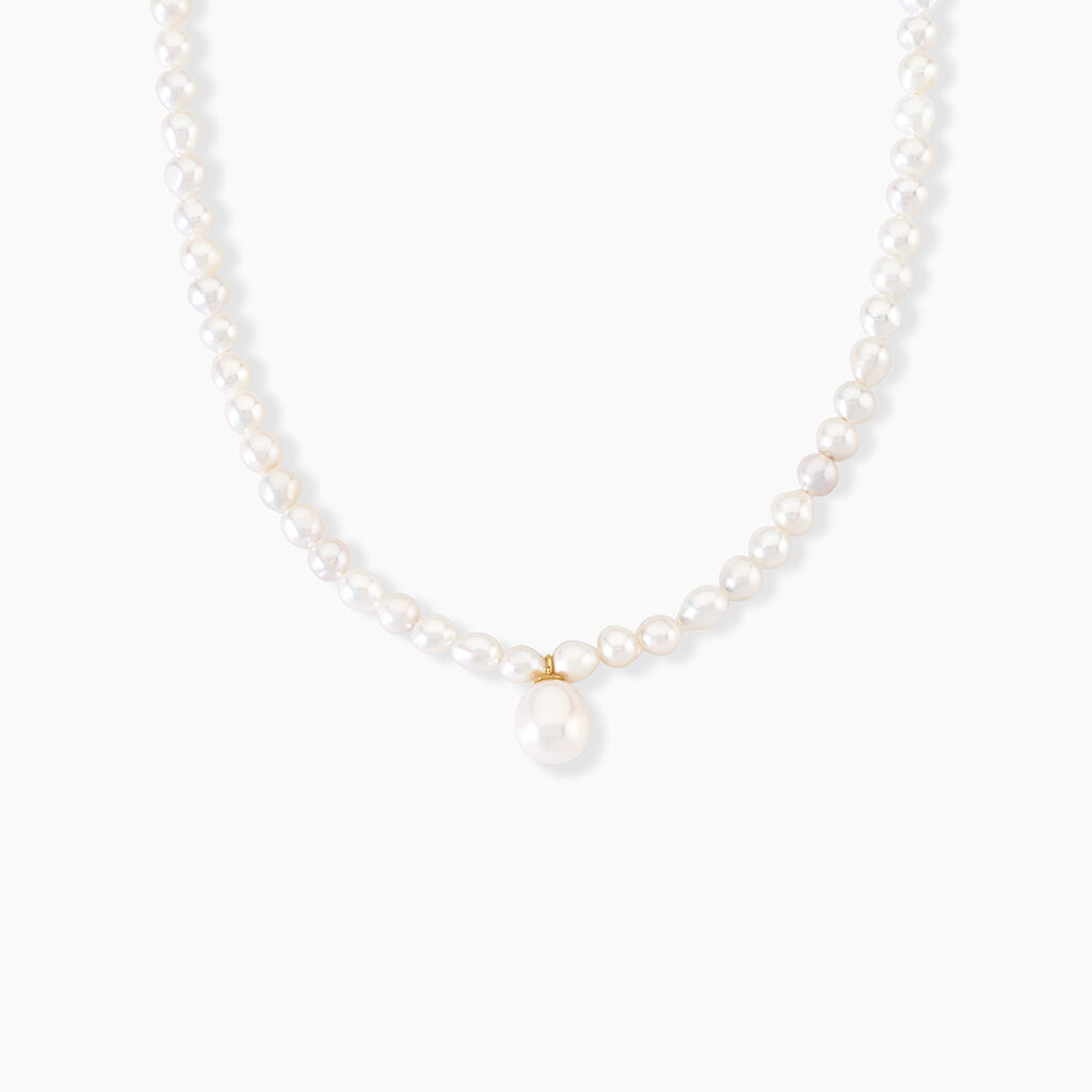 Collier Stella-rose Or Jaune Perle De Culture - Colliers Femme | Histoire d&rsquo;Or